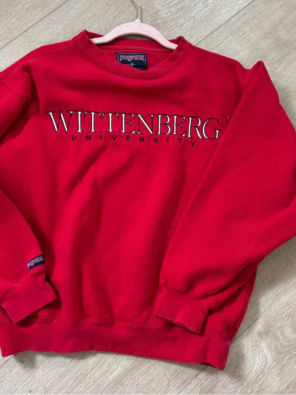 Jansport Red Wittenberg University Crewneck Sweatshirt